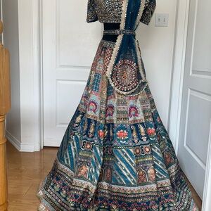 Colorful Sangeet Lehenga Choli